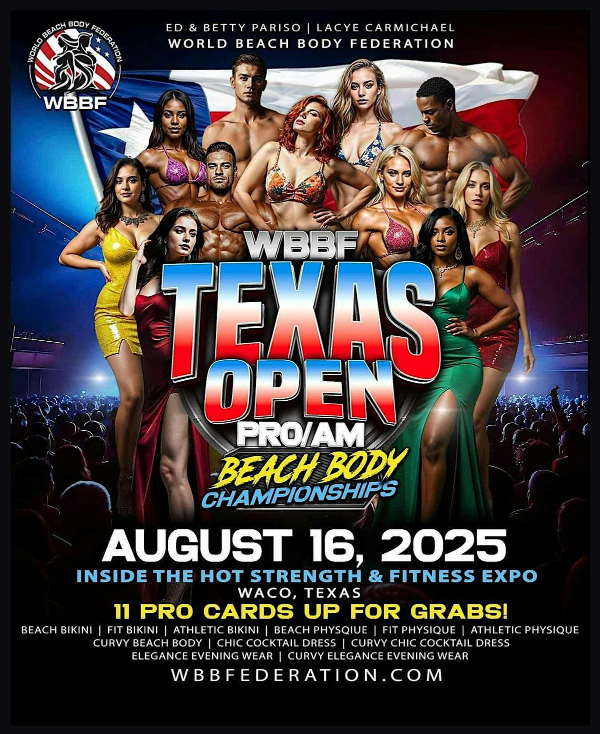 WBBF Texas Open Pro\/Am Beach Body Championships