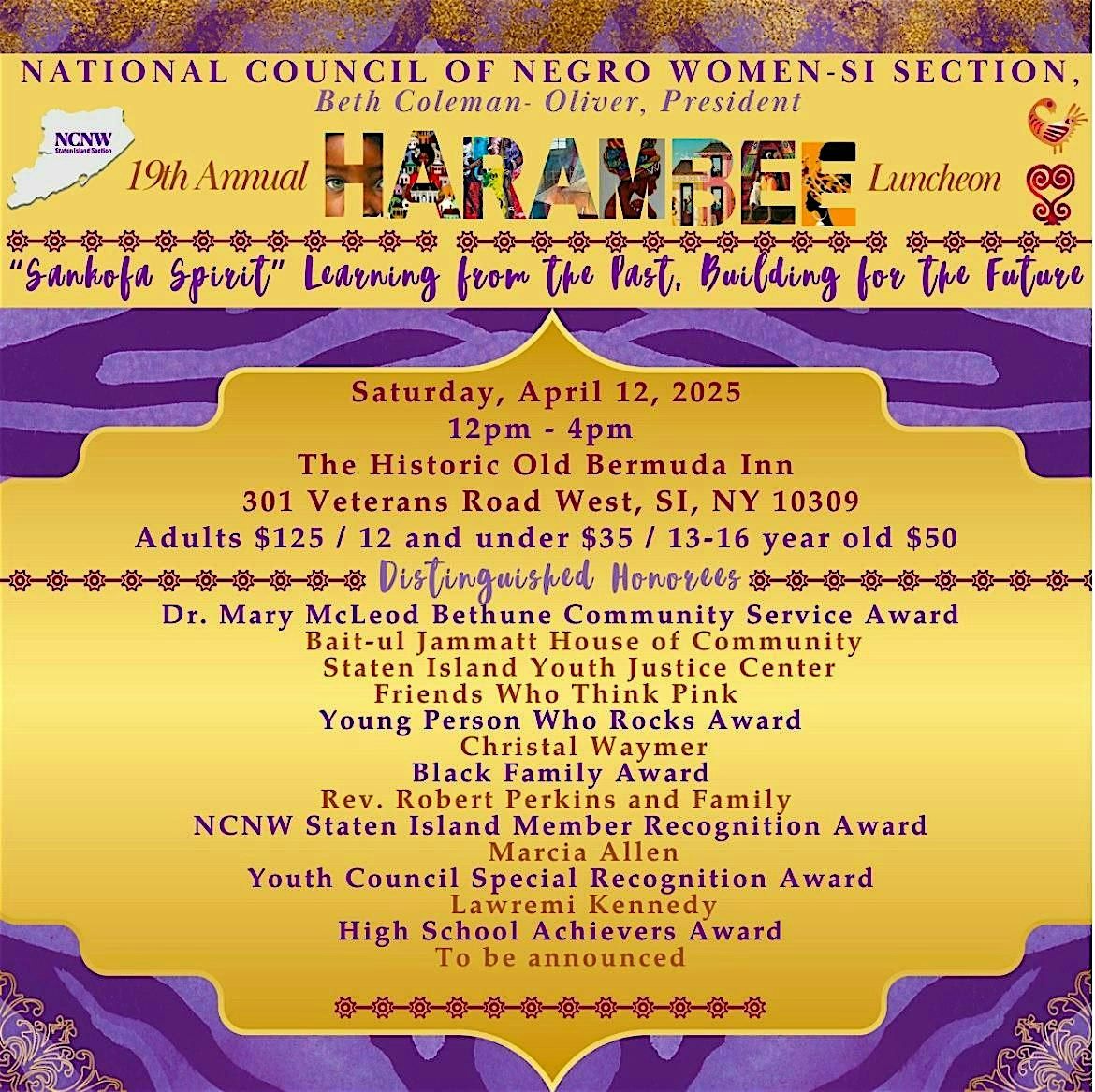 NCNW-SI - 19th Annual Harambee Celebration