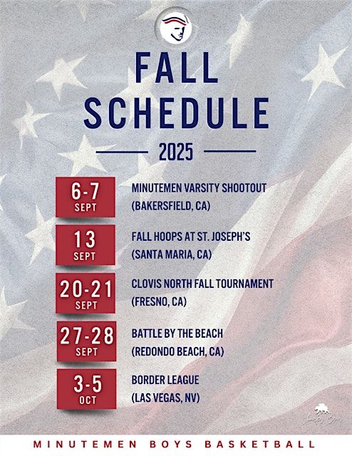2025 Minutemen High School Fall AAU Boys Basketball