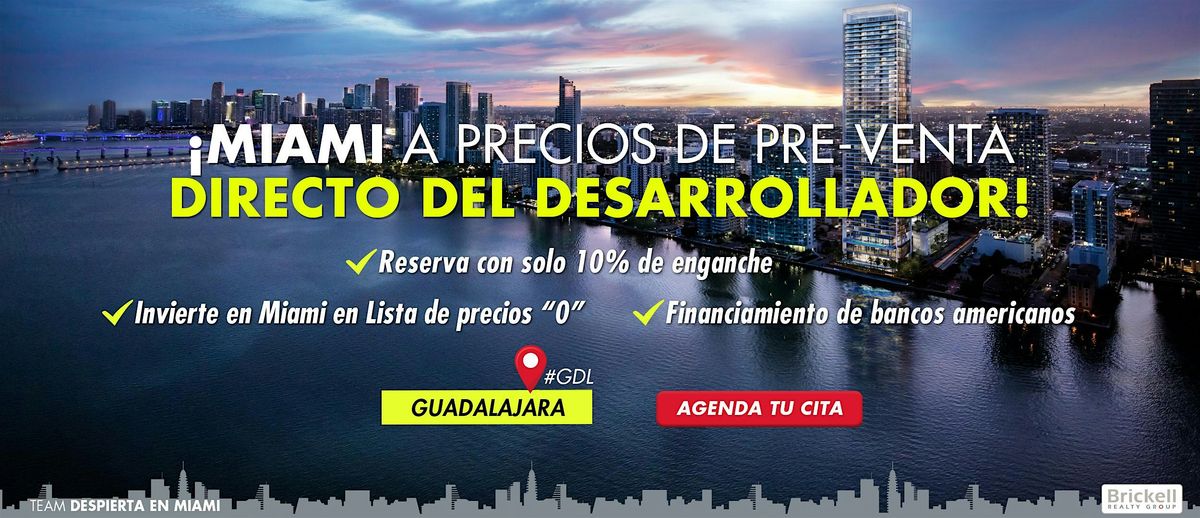 GDL INVIERTE EN  PREVENTA EN MIAMI! - EVENTO VIP