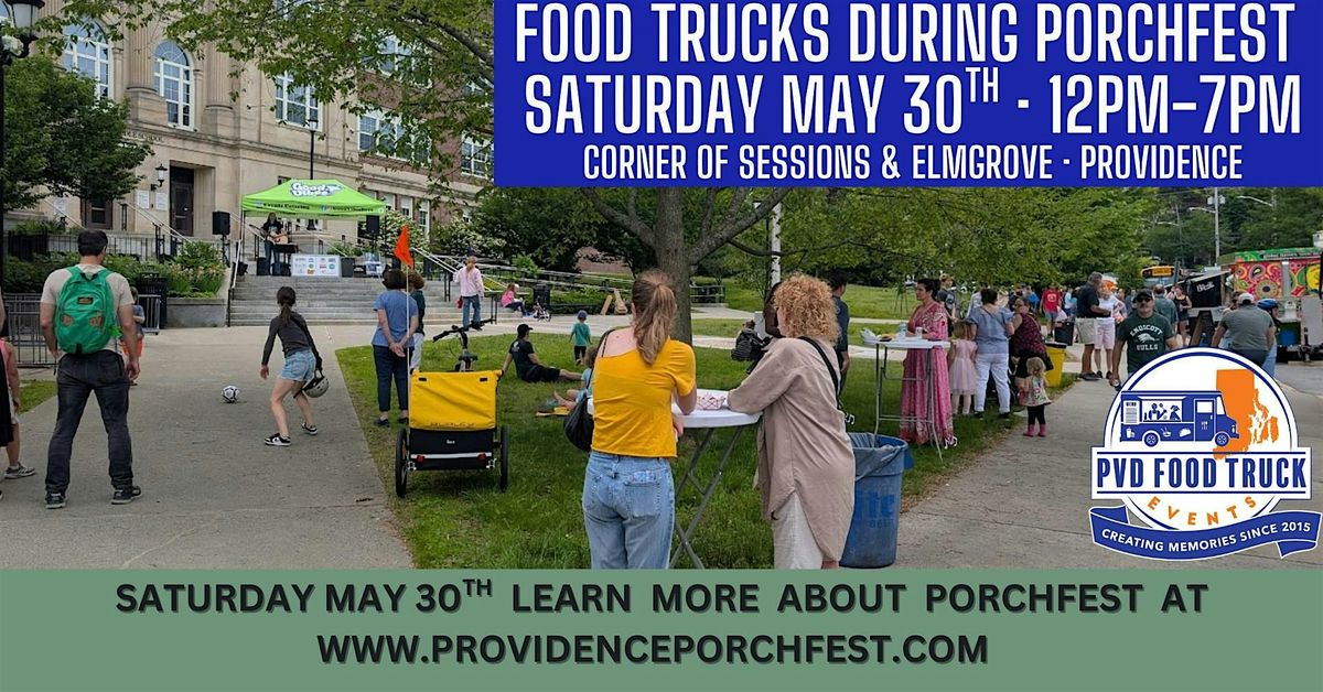 Food Trucks During Providence Porchfest 2026
