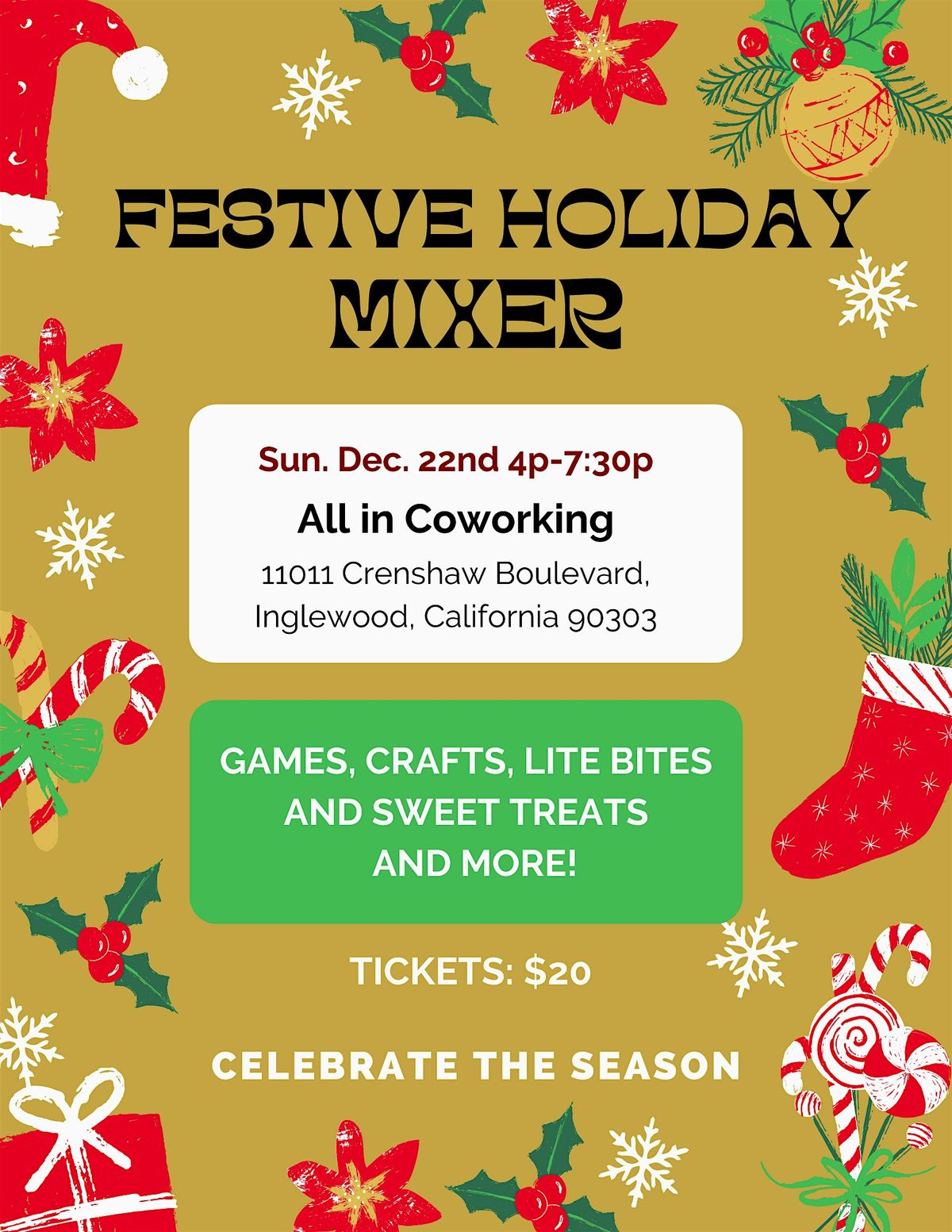 Festive Holiday Mixer