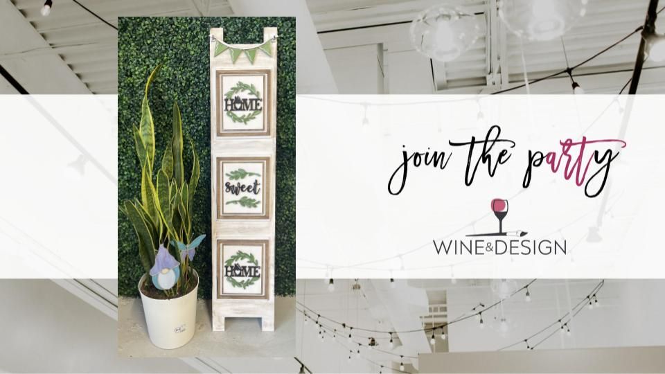 BRAND NEW! Home Sweet Home 4 Foot Ladder | Wine & Design