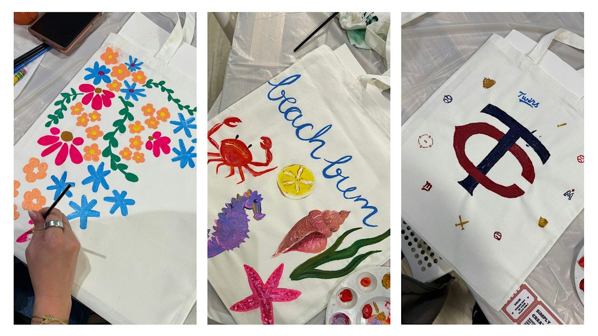 Tote Bag Painting Craft Night at Wild Mind Ales