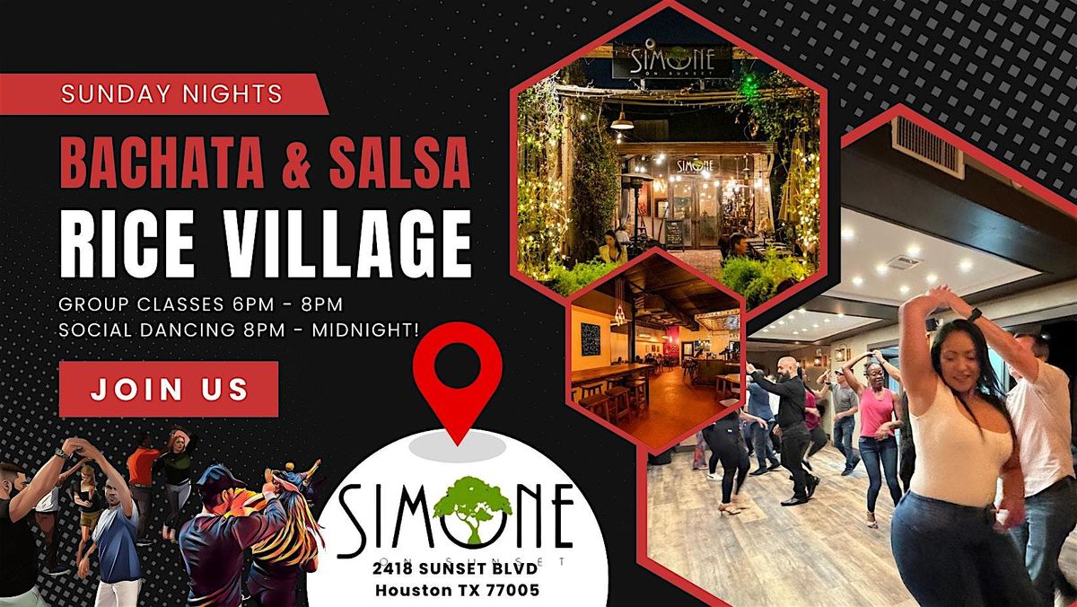 Dance Your Sunday Away: Bachata, Salsa, and Social Fun at Simone on Sunset!