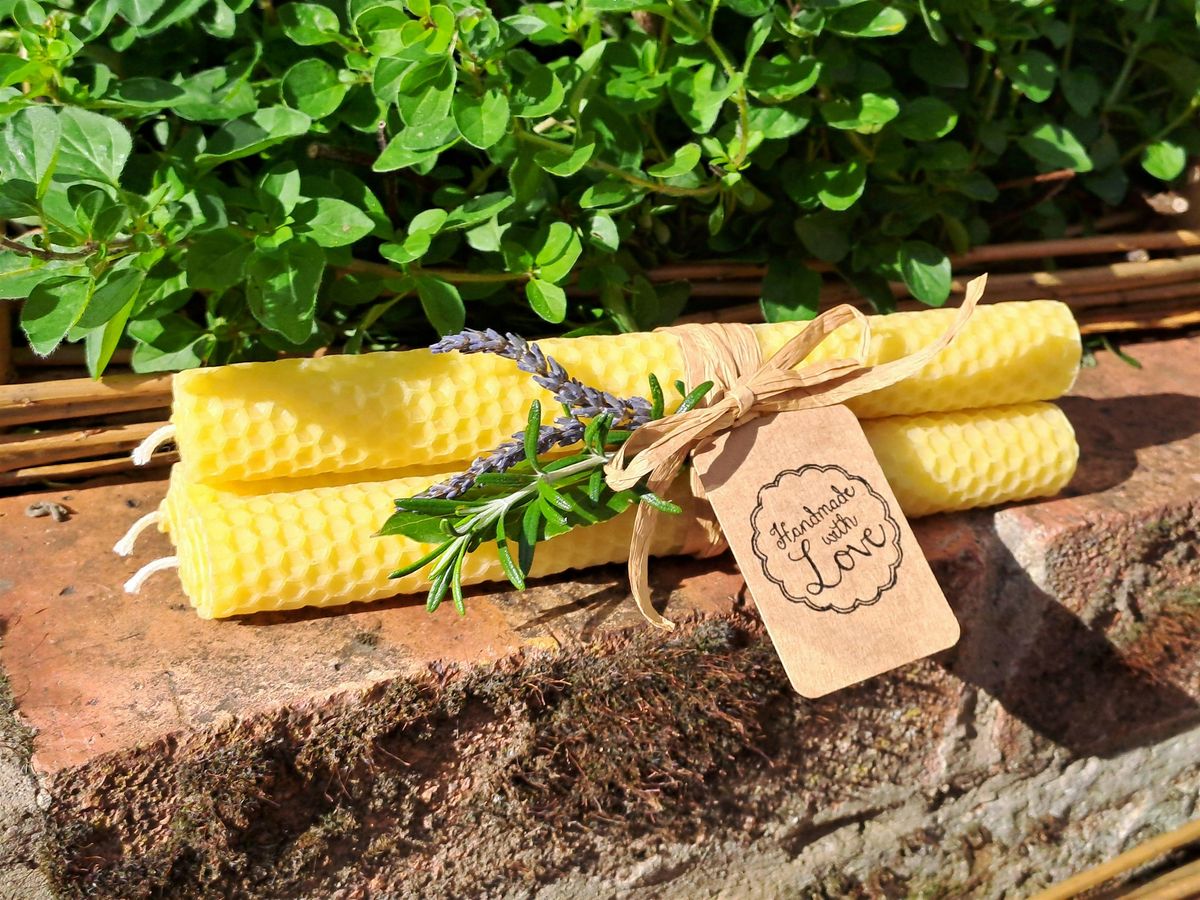 Beeswax Candle Rolling Workshop (12th Dec)