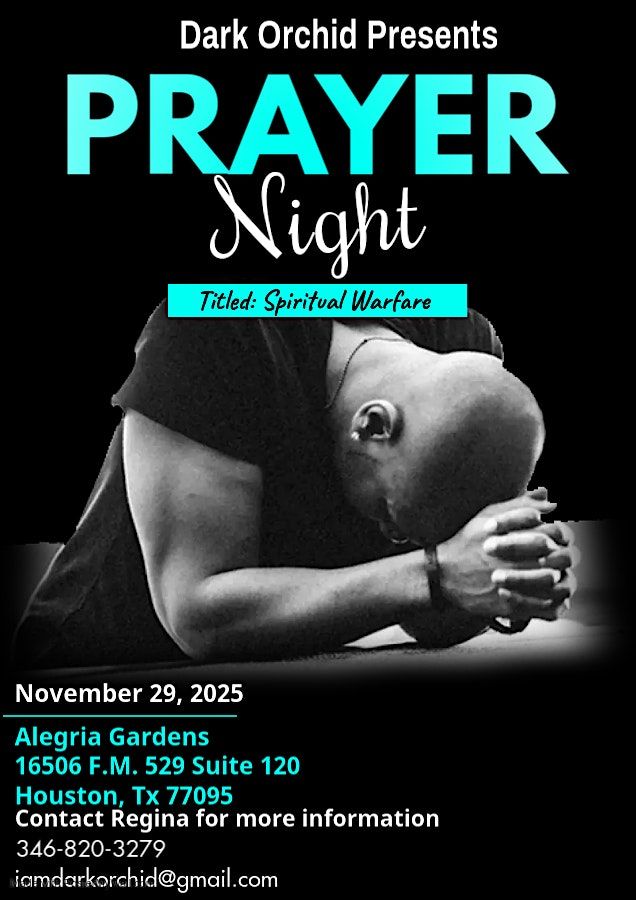Dark Orchid Presents A Prayer Night