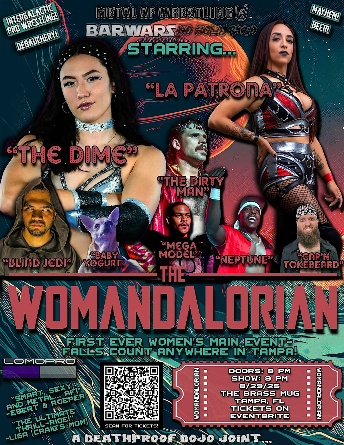 Metal AF Wrestling\/Bar Wars-No Holds Bar'd Presents: The WoMandalorian