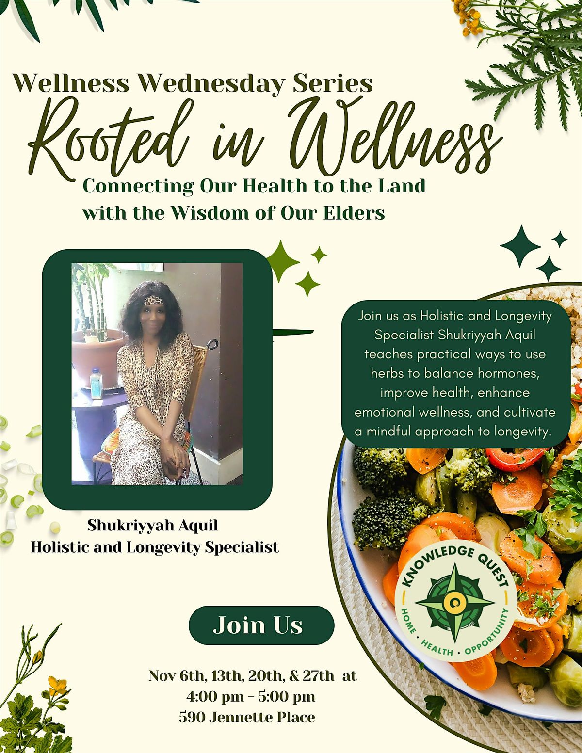 Wellness Wednesday: Rooted in Wellness Series