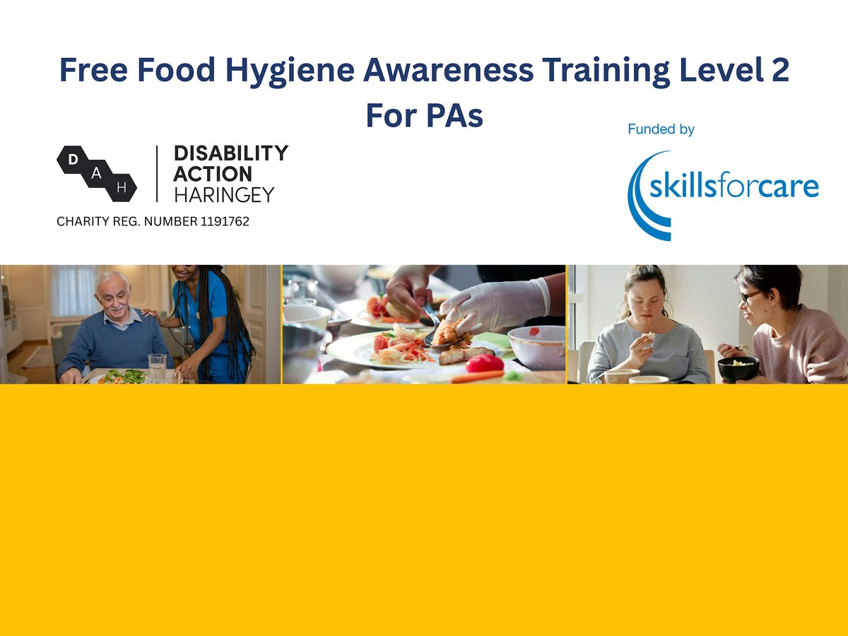 Food Hygiene Awareness Training Level 2 for Personal Assistants