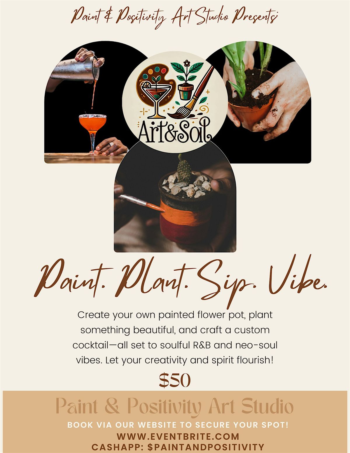 Art & Soil: Paint, Plant, & Pour Up!