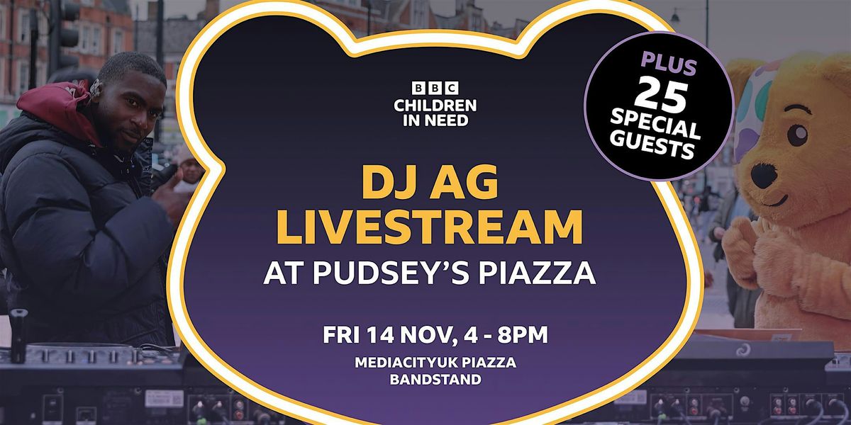 DJ AG Charity Livestream \u2013 BBC Children in Need 2025