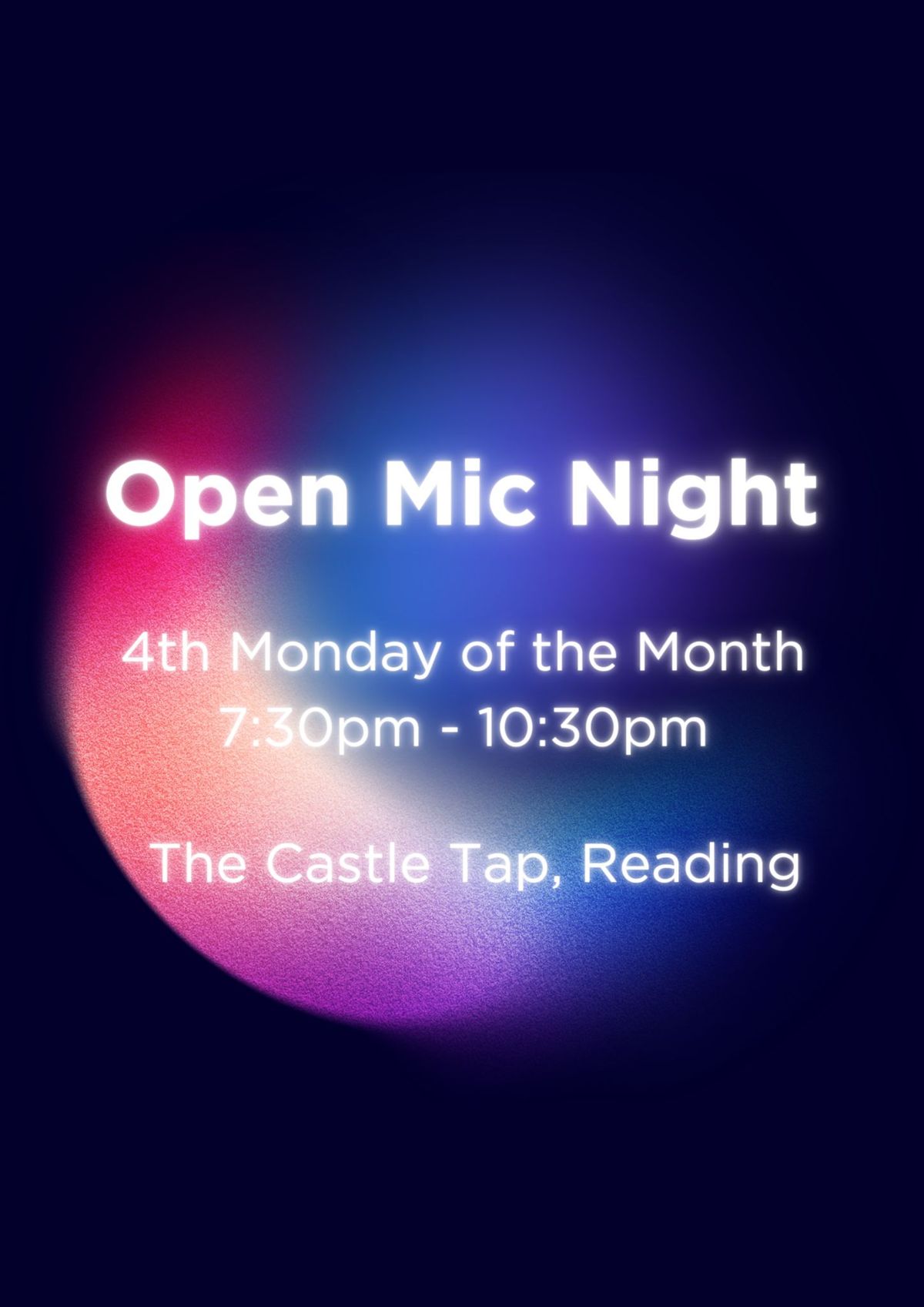 Open Mic Night at the Castle Tap