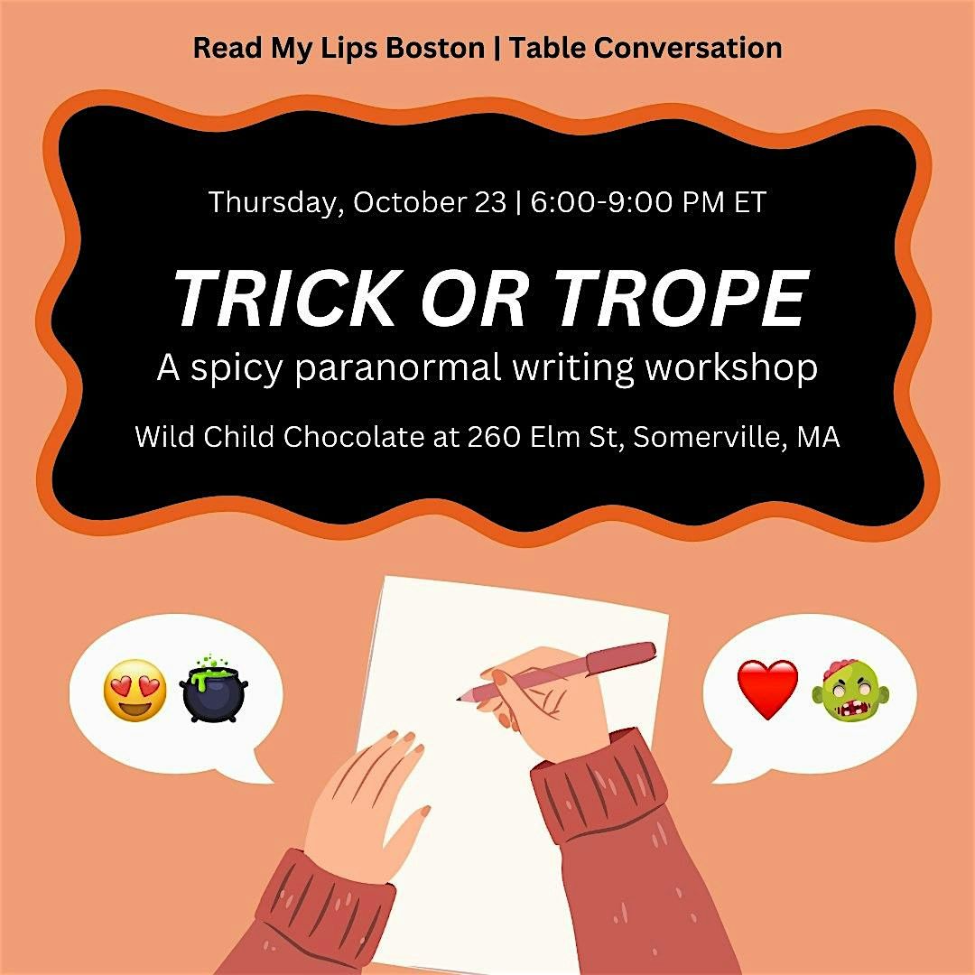 Trick or Trope: A spicy paranormal writing workshop!