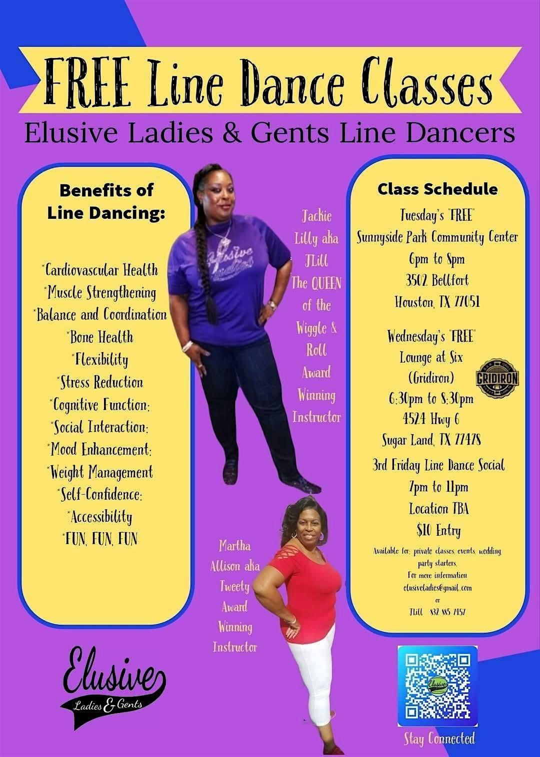 Elusive Ladies & Gents Line Dance Class