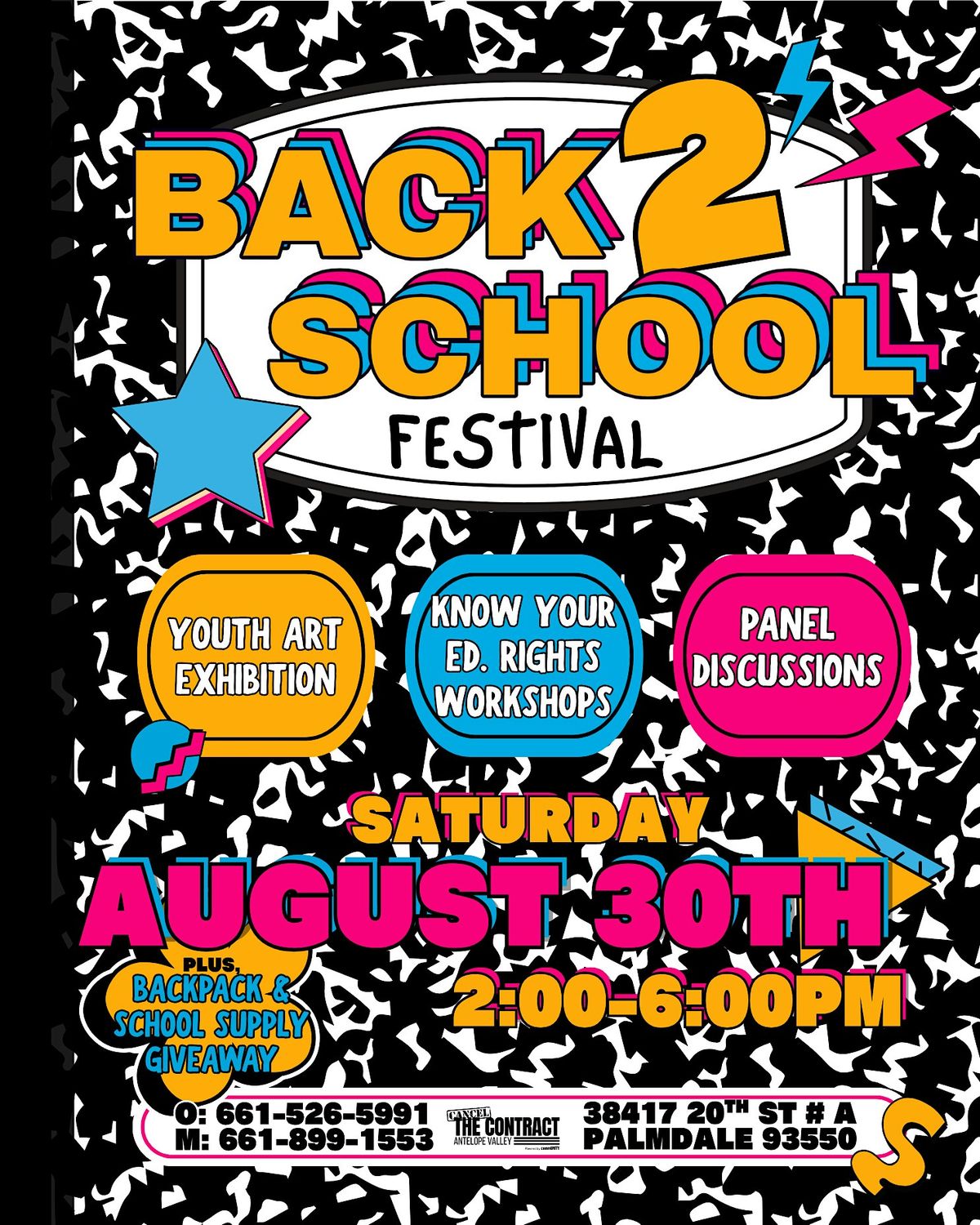 Back to School Fair + School Supply Giveaway