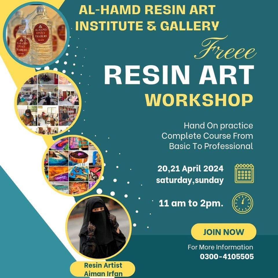 Free Resin Art Workshop 