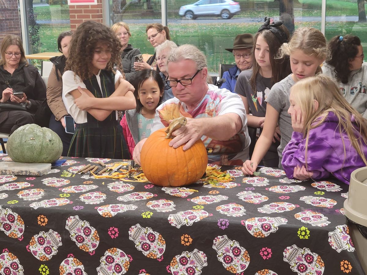 The Lord of the Gourd at the Grace A. Dow Memorial Library