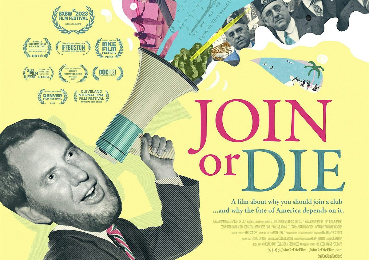 JOIN or DIE documentary: free screening