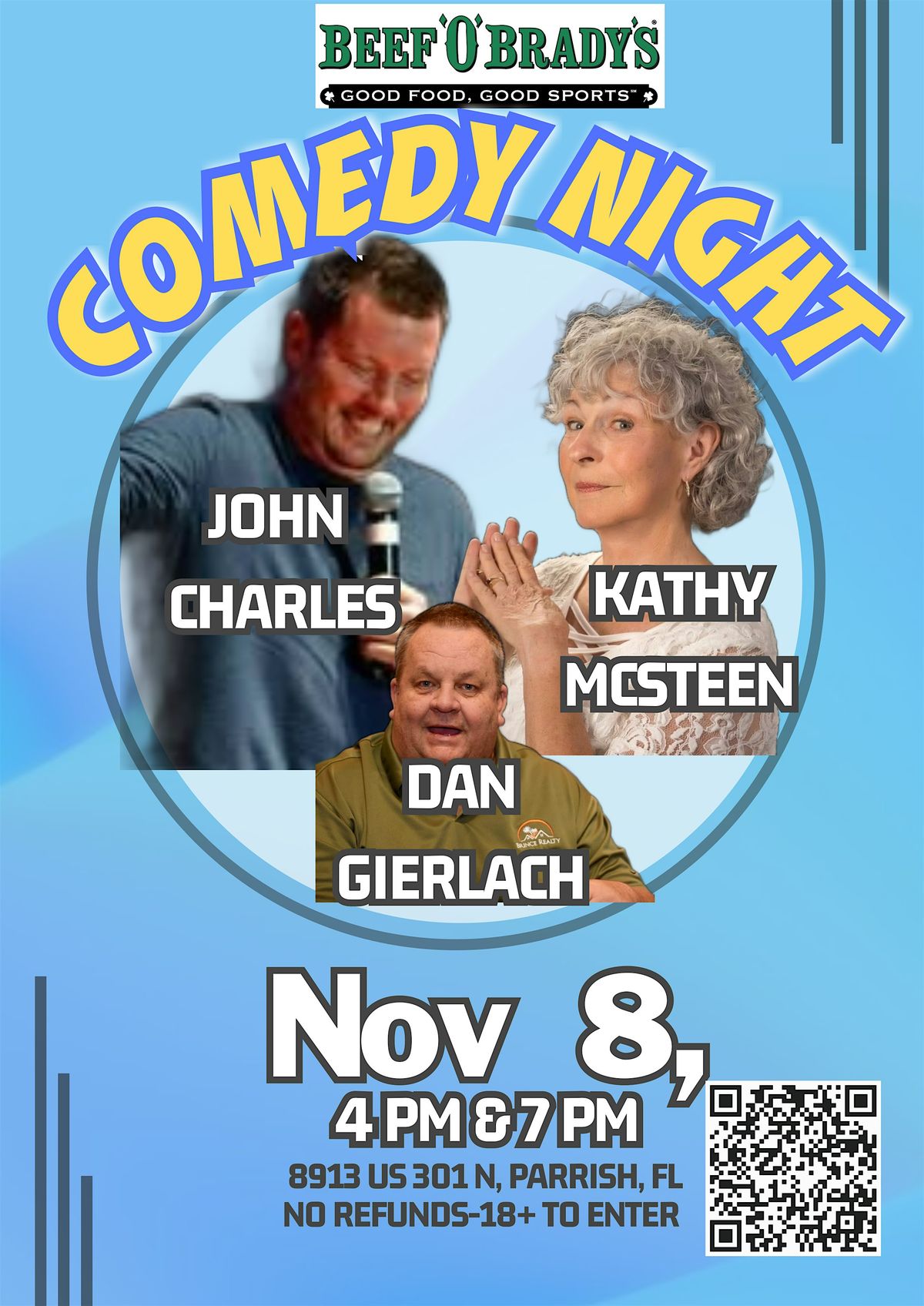 Comedy Night at Beefs