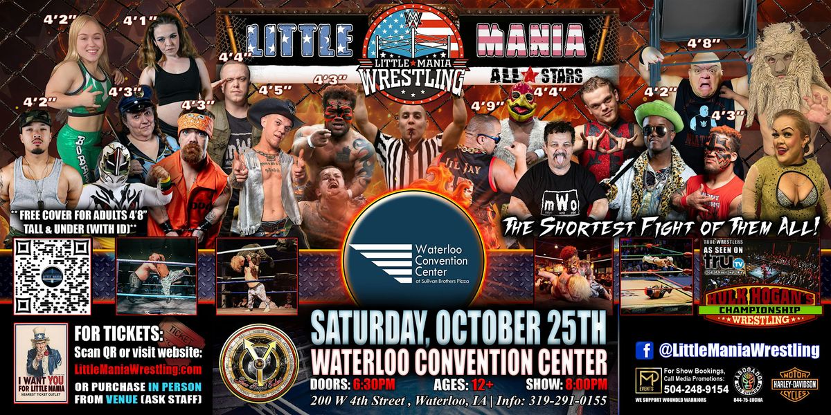Waterloo, IA - Little Mania Mini Wrestling @ Waterloo Convention Center