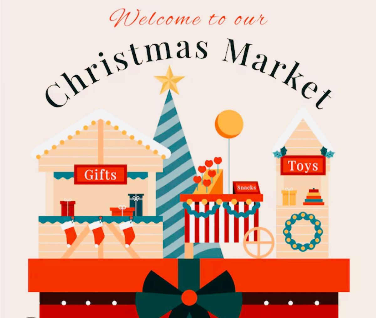 Christmas Market by SpeakFluent Spanish Tim, in aid of Asthma & Lung UK registered charity.