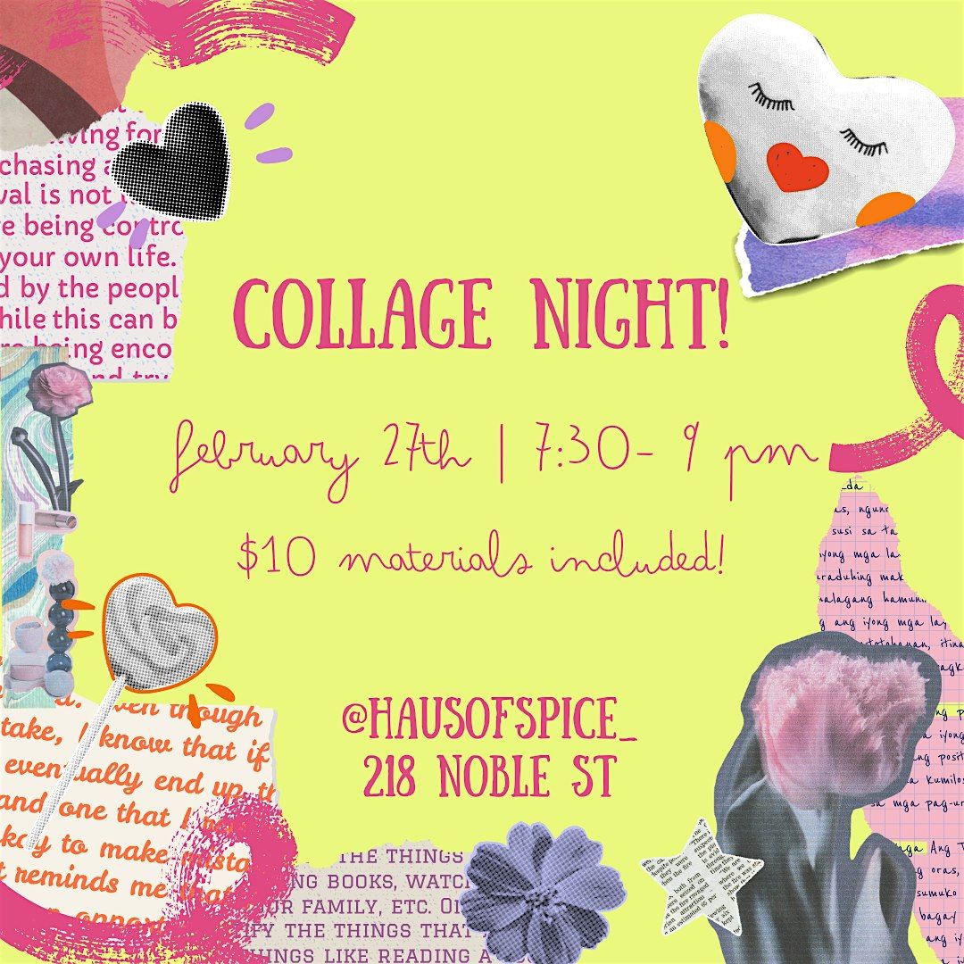 Make Your Own Collage Night!