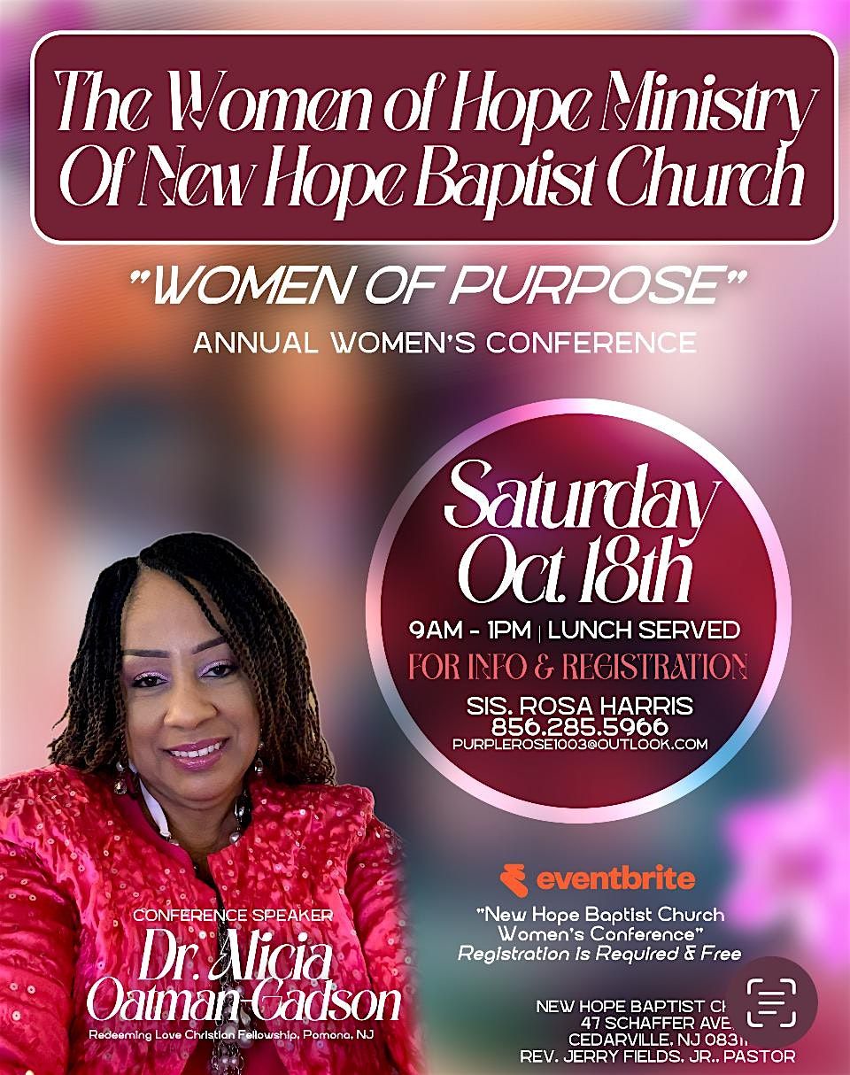 New Hope Baptist Church  Women\u2019s Conference
