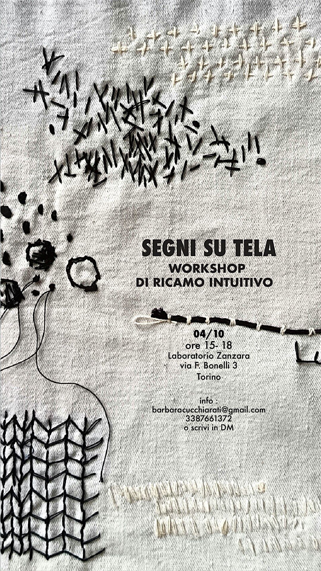 Segni su tessuto. Workshop di ricamo intuitivo