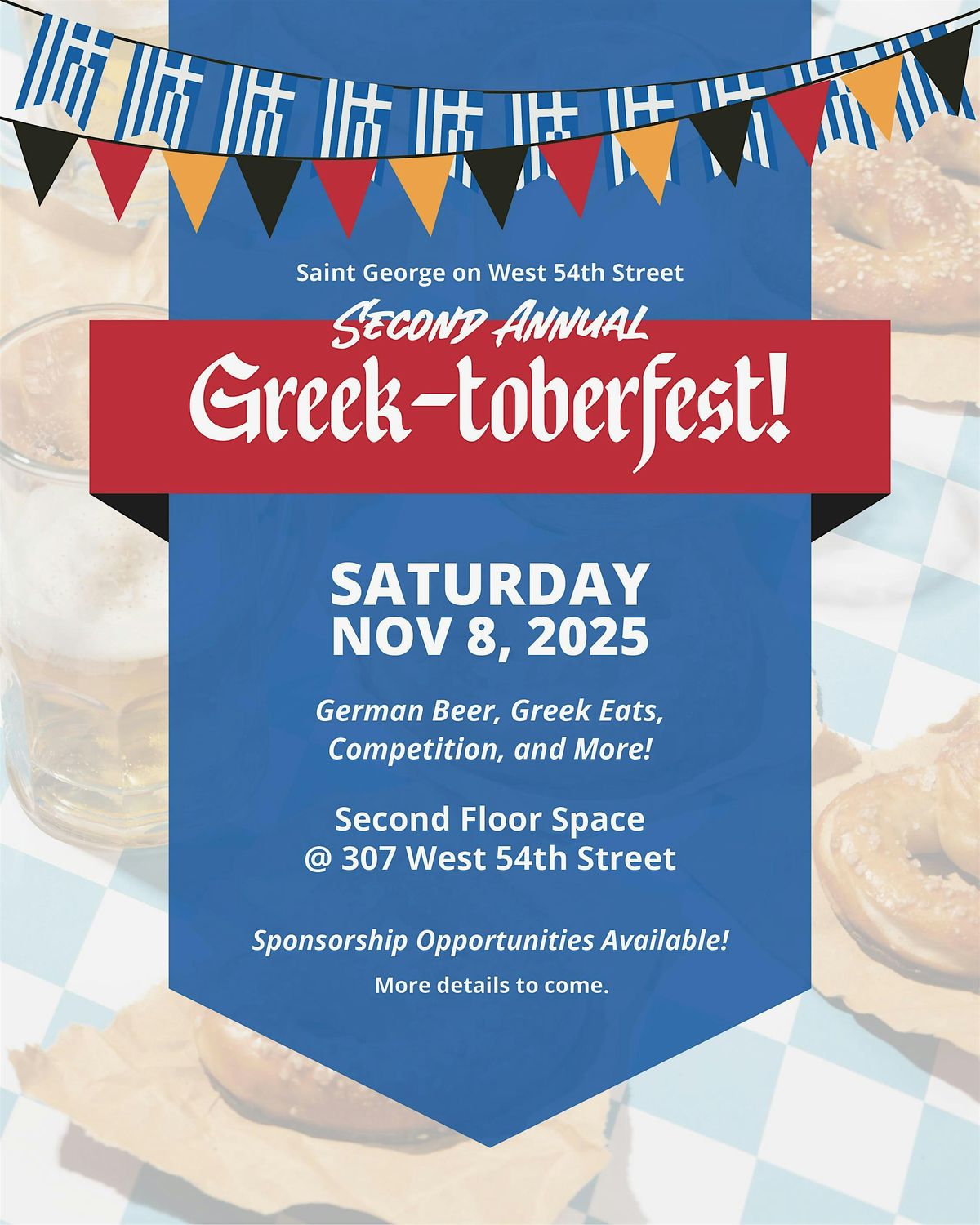 Greek-toberfest 2025 at Saint George on West 54th Street