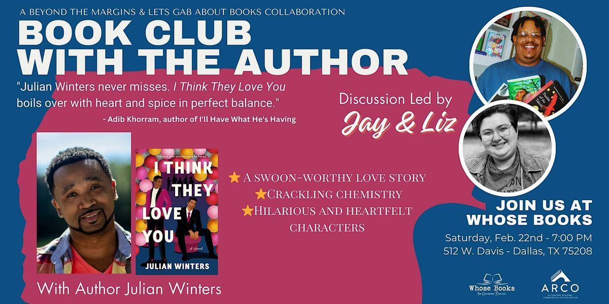 Book Club with the Author Julian Winters