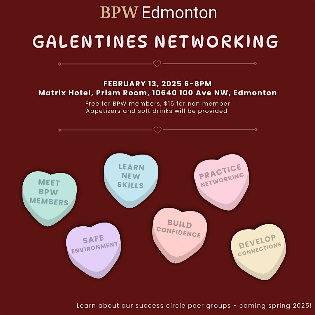 BPW Edmonton Galentines Networking Event