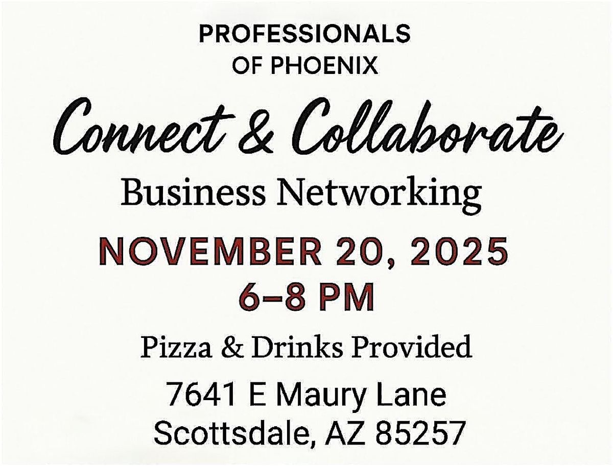 Connect & Collaborate Professional Networking Event