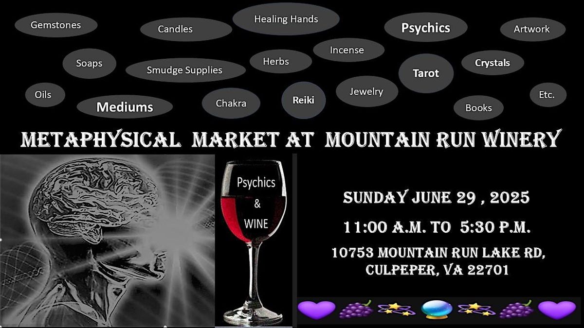 Metaphysical Market at the Winery