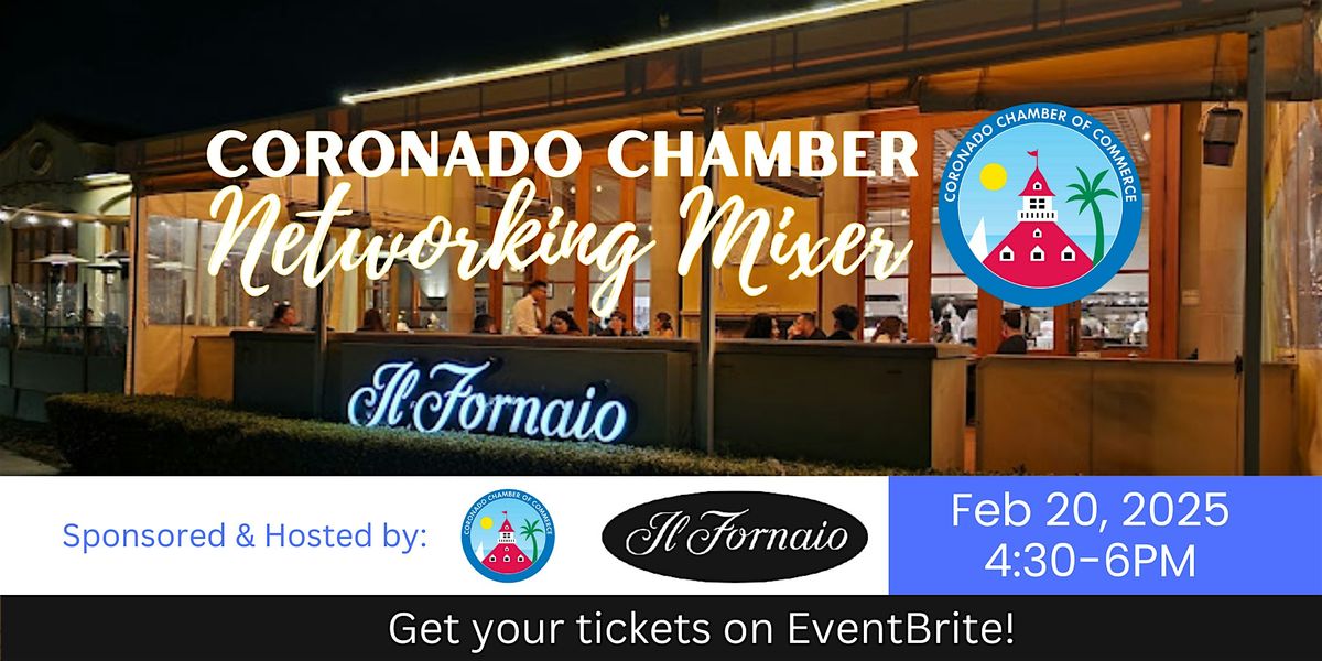 Coronado Chamber of Commerce's  February Networking Mixer