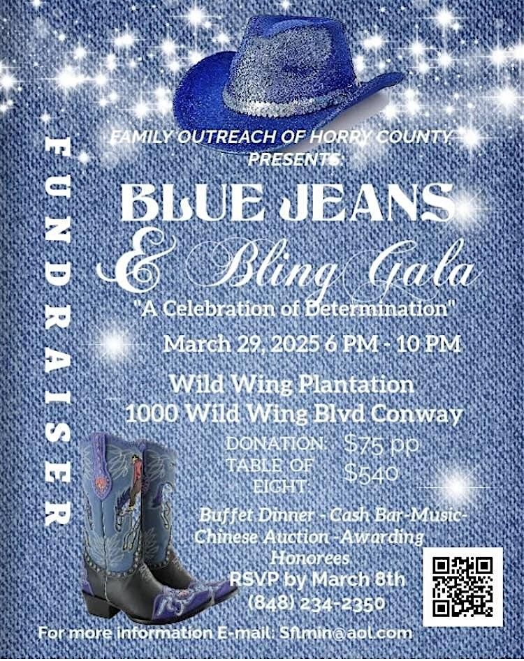 Family Outreach of Horry County: Blue Jeans & Bling Gala