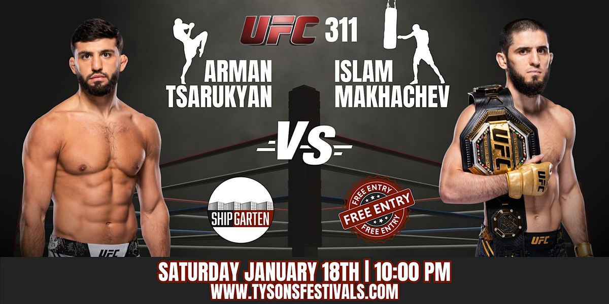 UFC 311 Watch Party: Makhachev vs Tsarukyan II