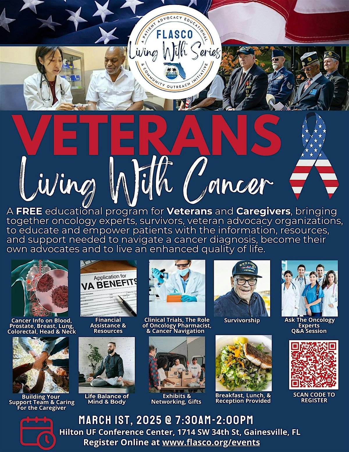 Veterans Living With Cancer- Educational Program for Patients & Caregivers