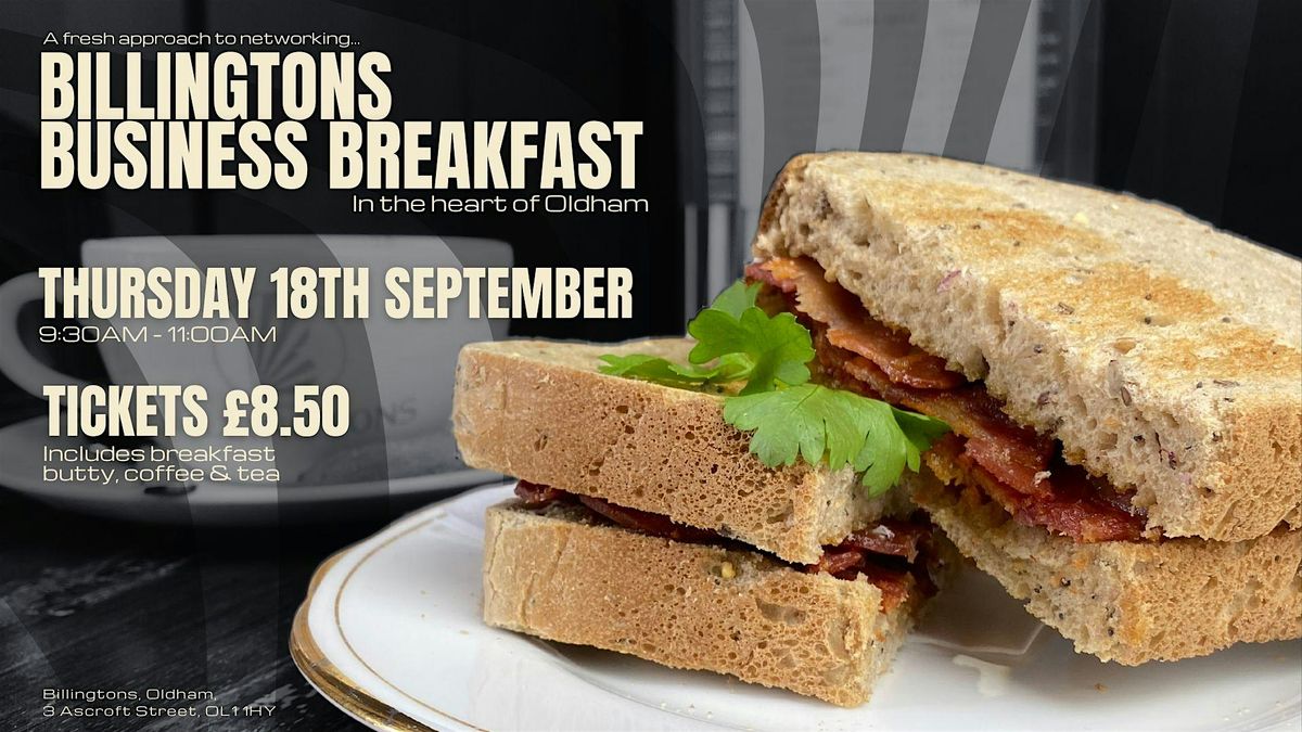 Billingtons Business Breakfast