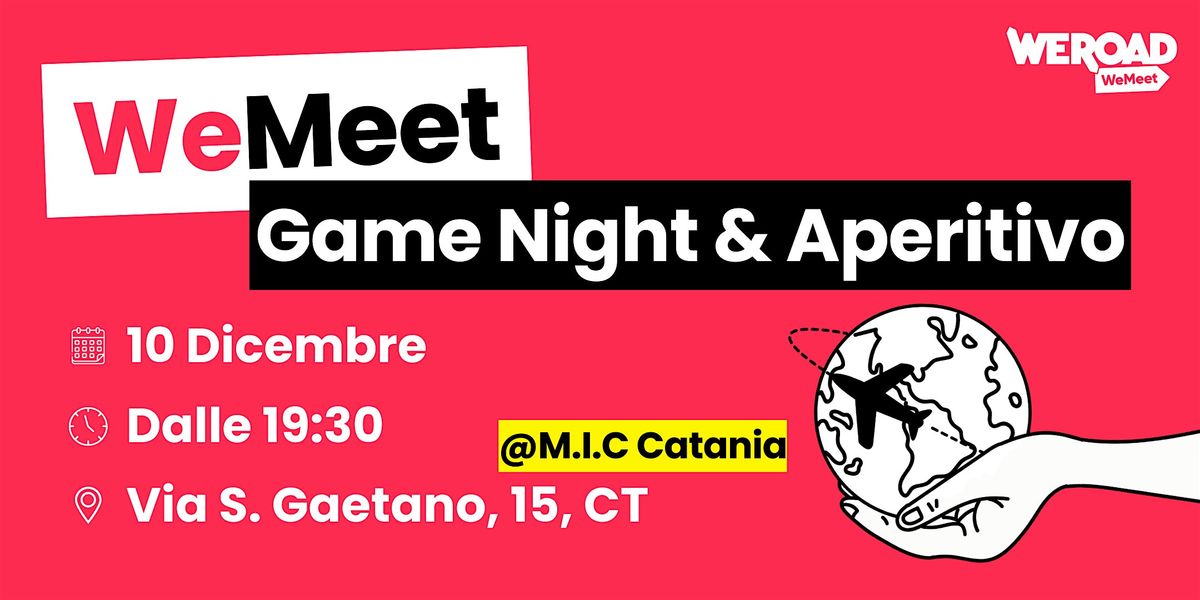 WeMeet | Game Night & Aperitivo