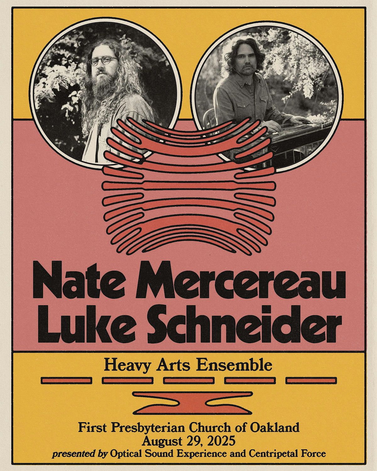 Nate Mercereau \/ Luke Schneider \/ Heavy Arts Ensemble at First Presbyterian