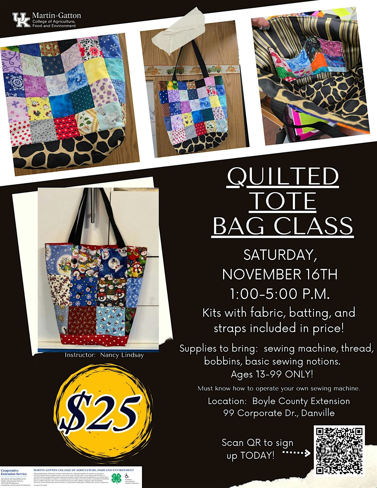 Quilted Tote Bag Class