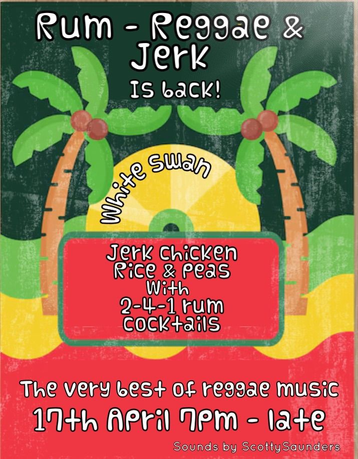 Rum - reggae & jerk it\u2019s back!! 