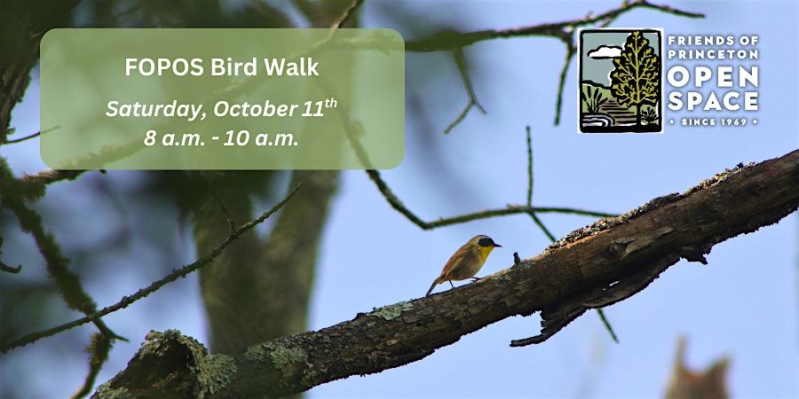 FOPOS Fall Bird Walk with Winnie Hughes Spar \/\/ 10.11.25