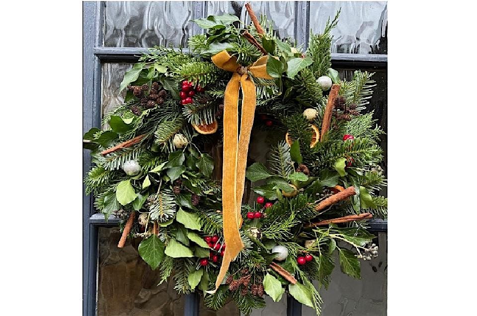 Luxury Christmas Wreath Workshop \u2013 Create Your Own Festive Masterpiece!