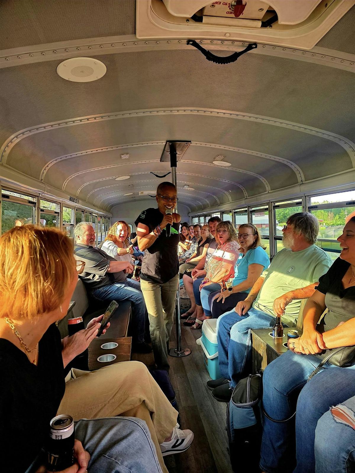 The Chuckling Charlie Comedy Bus