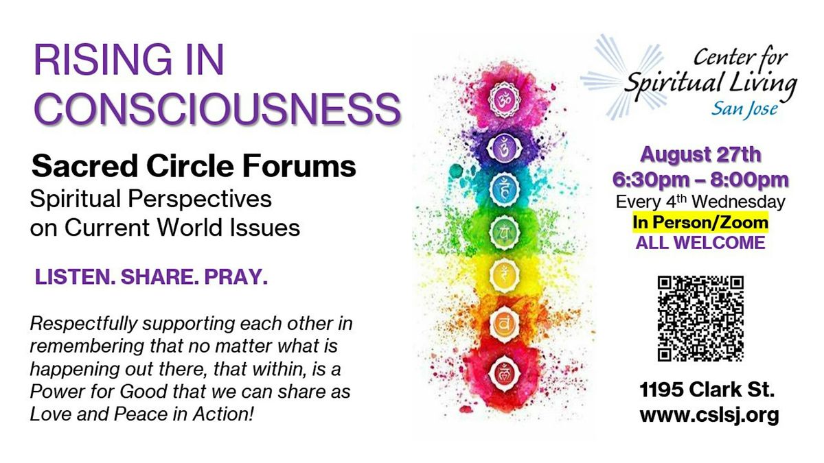 SACRED CIRCLE FORUMS - RISING IN CONSCIOUSNESS