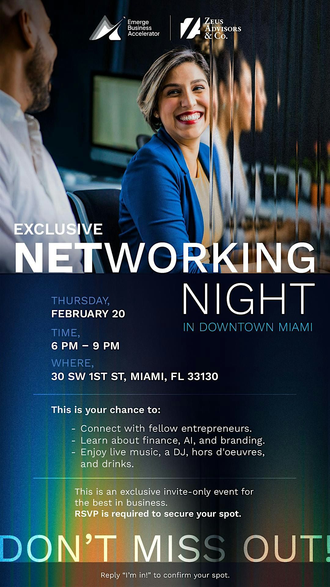 Exclusive Business Networking Night in Miami!