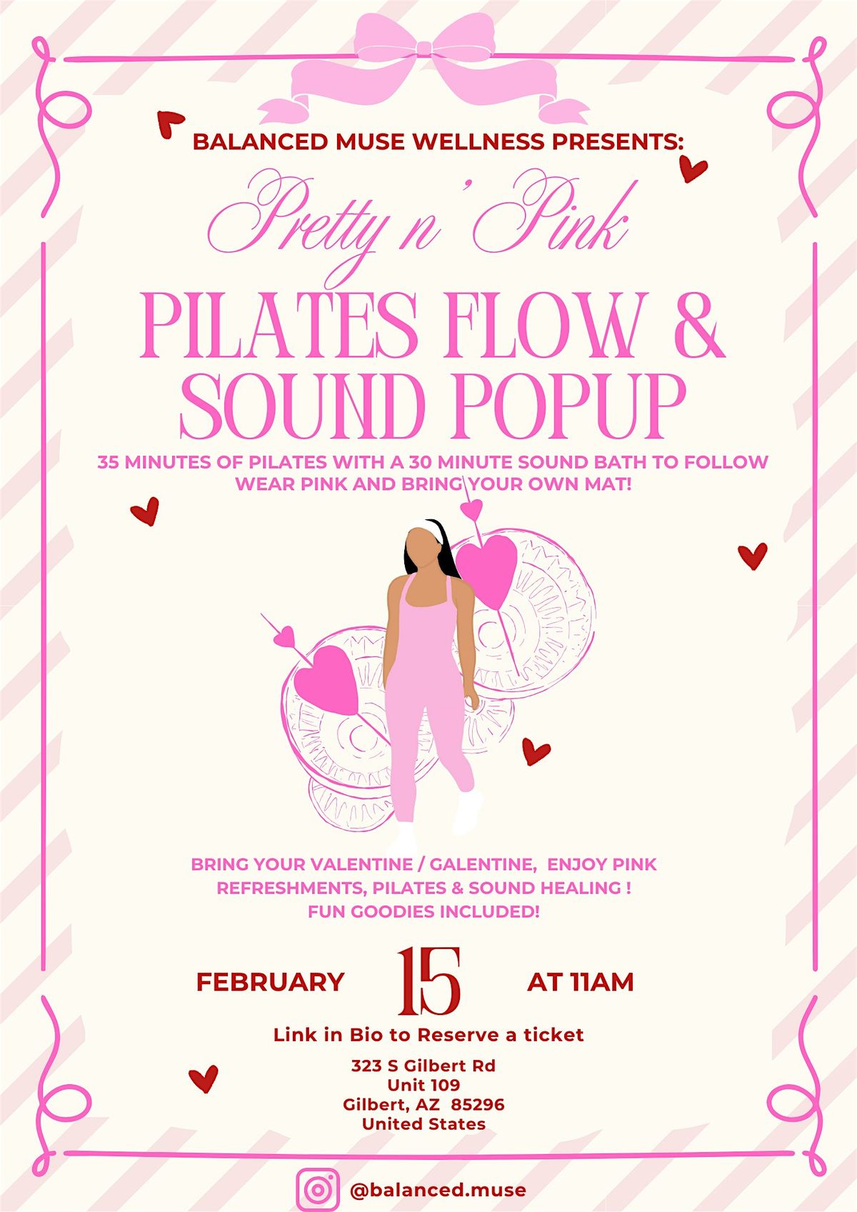 Pretty 'n Pink Pilates Flow & Sound Pop-Up