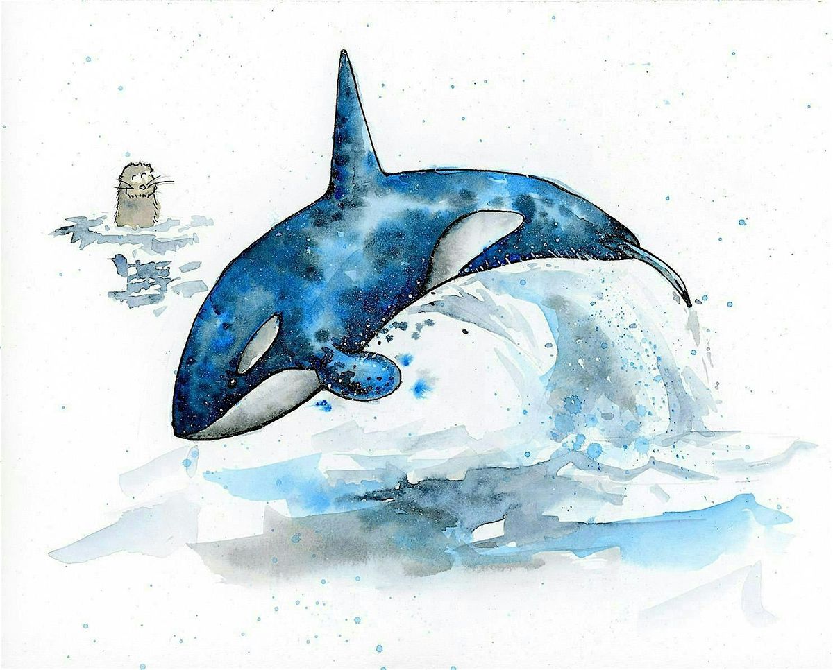 Orca Watercolor Workshop